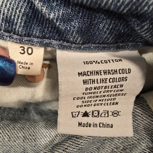 GRLFRND The Sara Super High Rise Slim Straight Jeans in Wave Hill - Picture 10 of 10